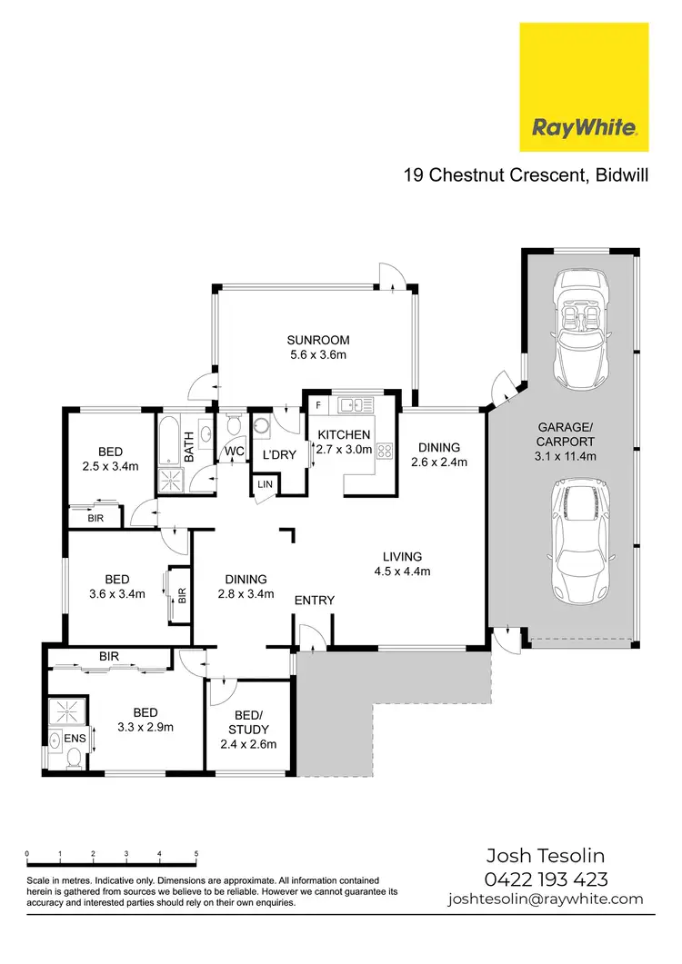 Floorplan of Homely house listing, 19 Chestnut Crescent, Bidwill NSW 2770