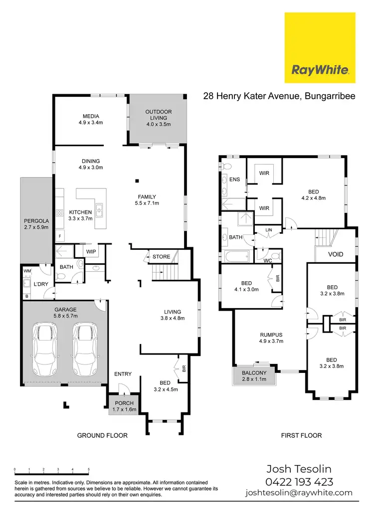 Floorplan of Homely house listing, 28 Henry Kater Avenue, Bungarribee NSW 2767