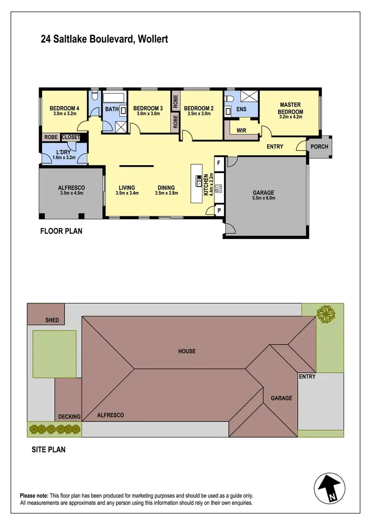 Floorplan of Homely house listing, 24 Saltlake Boulevard, Wollert VIC 3750