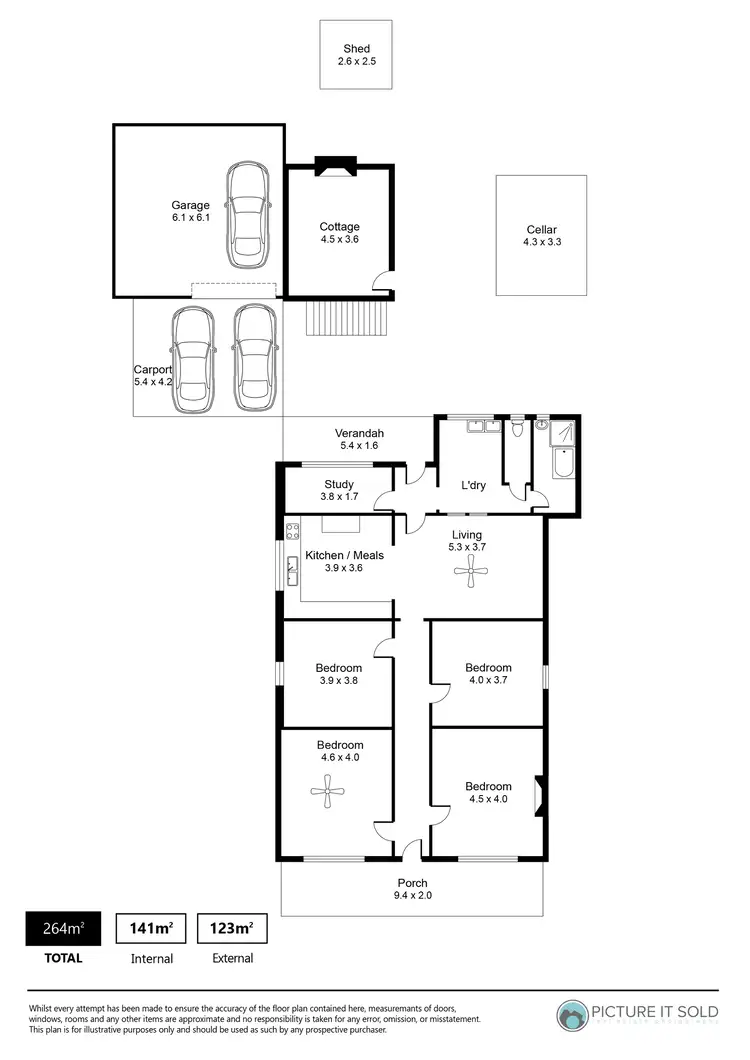 Floorplan of Homely house listing, 49 Hardys Road, Underdale SA 5032