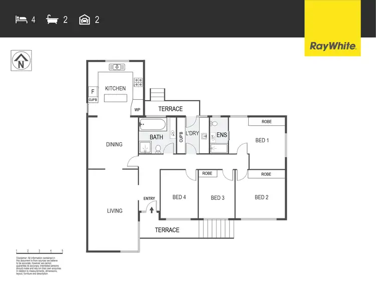 Floorplan of Homely house listing, 33 Kalgoorlie Crescent, Fisher ACT 2611