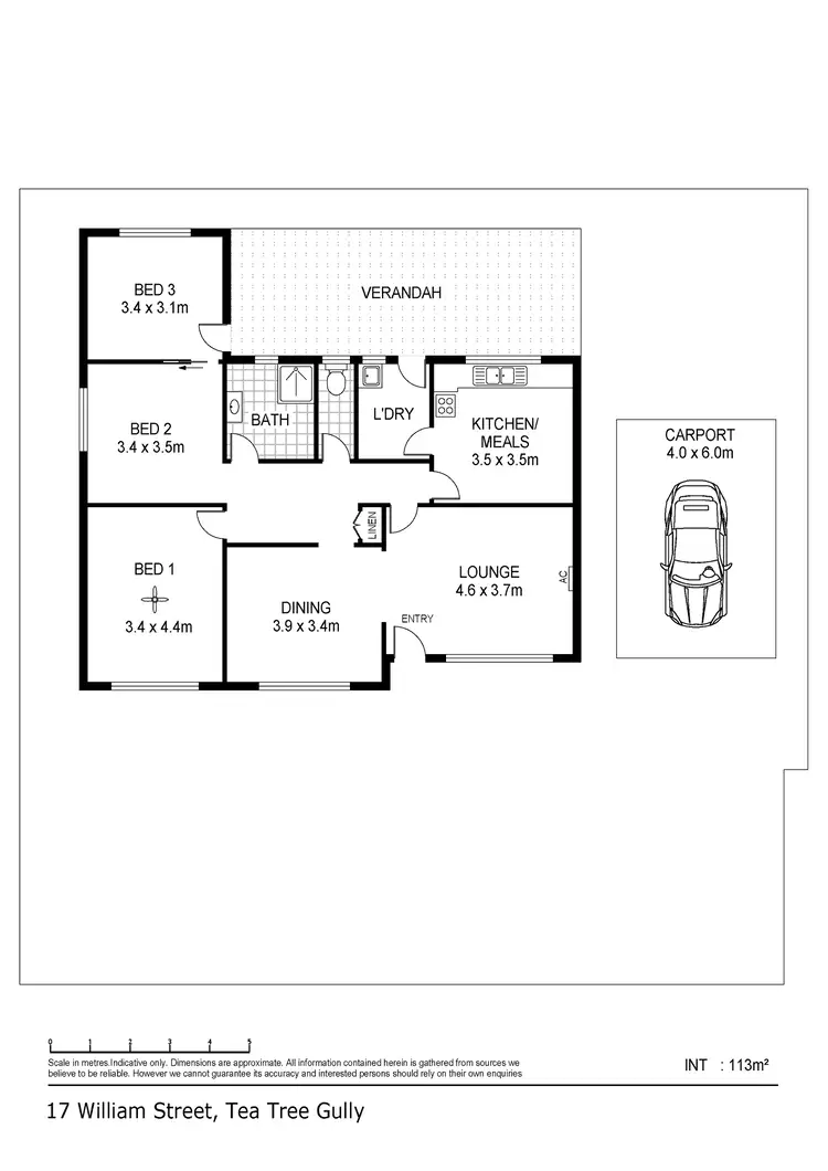 Floorplan of Homely house listing, 17 William Street, Tea Tree Gully SA 5091