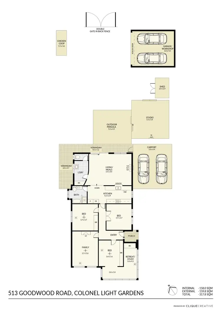 Floorplan of Homely house listing, 513 Goodwood Road, Colonel Light Gardens SA 5041