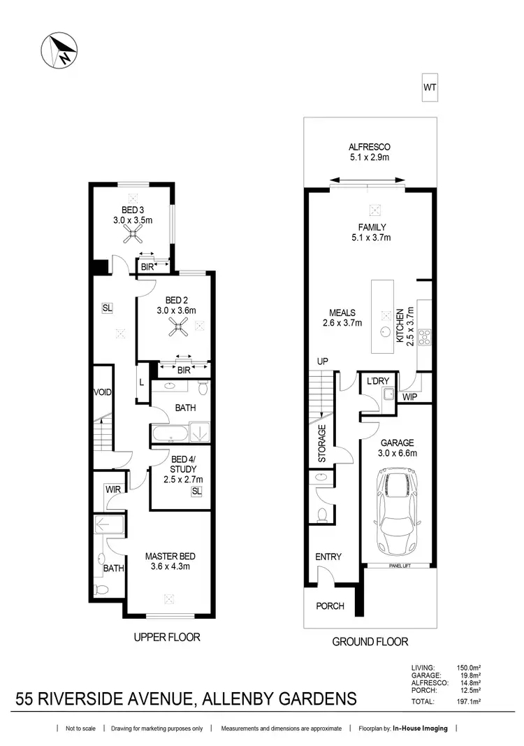 Floorplan of Homely house listing, 55 Riverside Avenue, Allenby Gardens SA 5009
