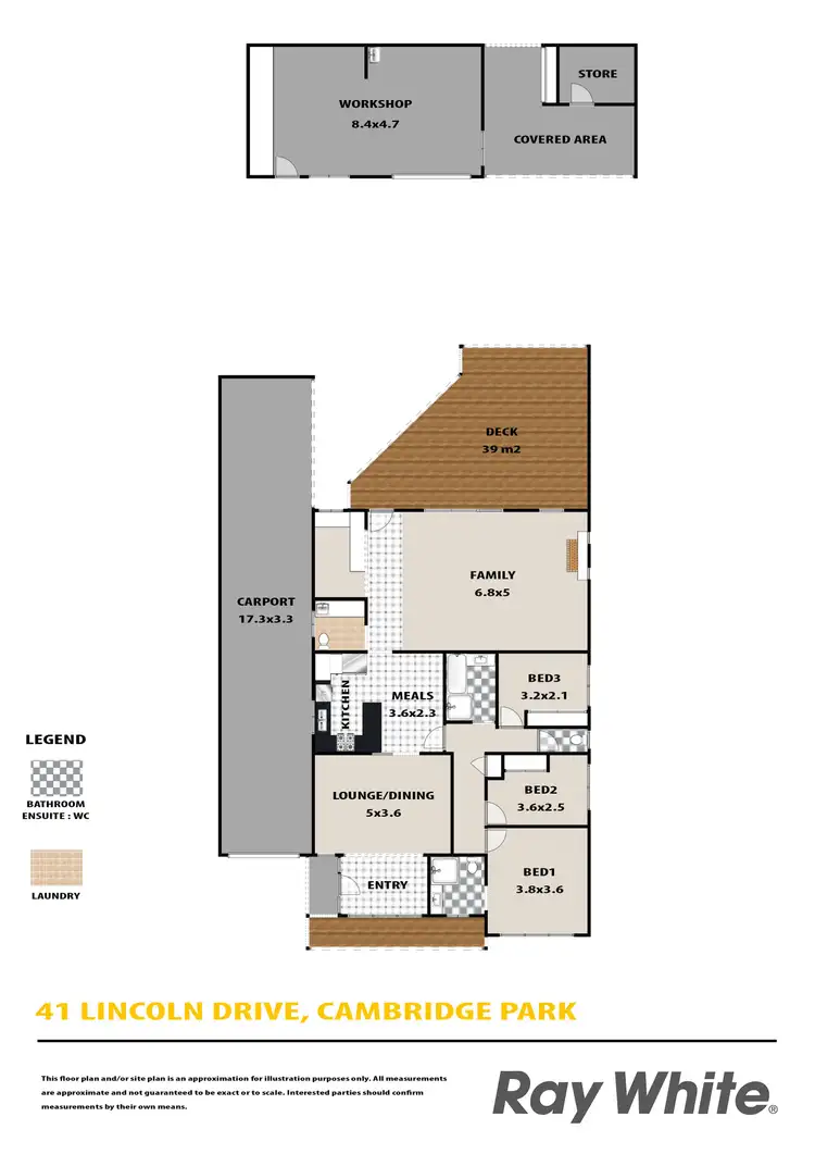 Floorplan of Homely house listing, 41 Lincoln Drive, Cambridge Park NSW 2747
