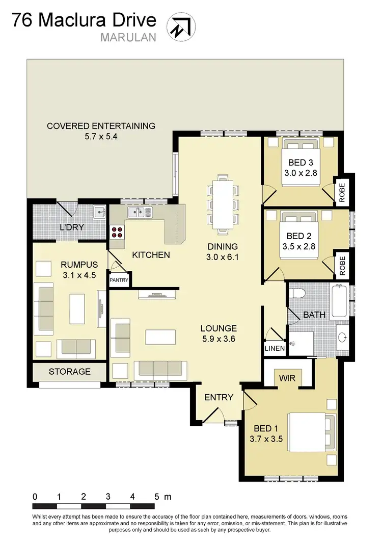 Floorplan of Homely house listing, 76 Maclura Drive, Marulan NSW 2579