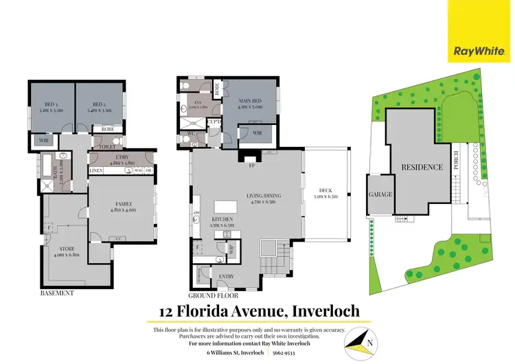 Floorplan of Homely house listing, 12 Florida Avenue, Inverloch VIC 3996