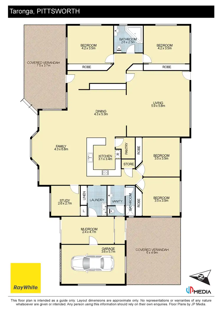 Floorplan of Homely rural property listing, "Taronga" 163 Mondam Road, Irongate QLD 4356