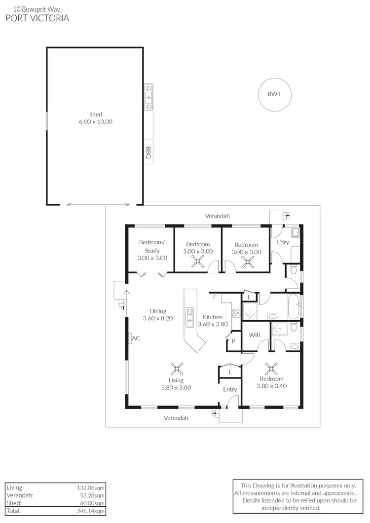 Floorplan of Homely house listing, 10 Bowsprit Way, Port Victoria SA 5573