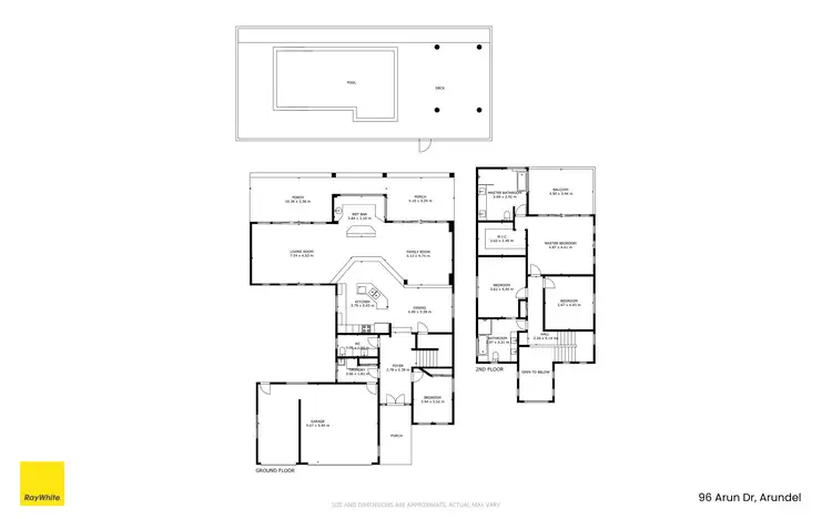 Floorplan of Homely house listing, 96 Arun Drive, Arundel QLD 4214