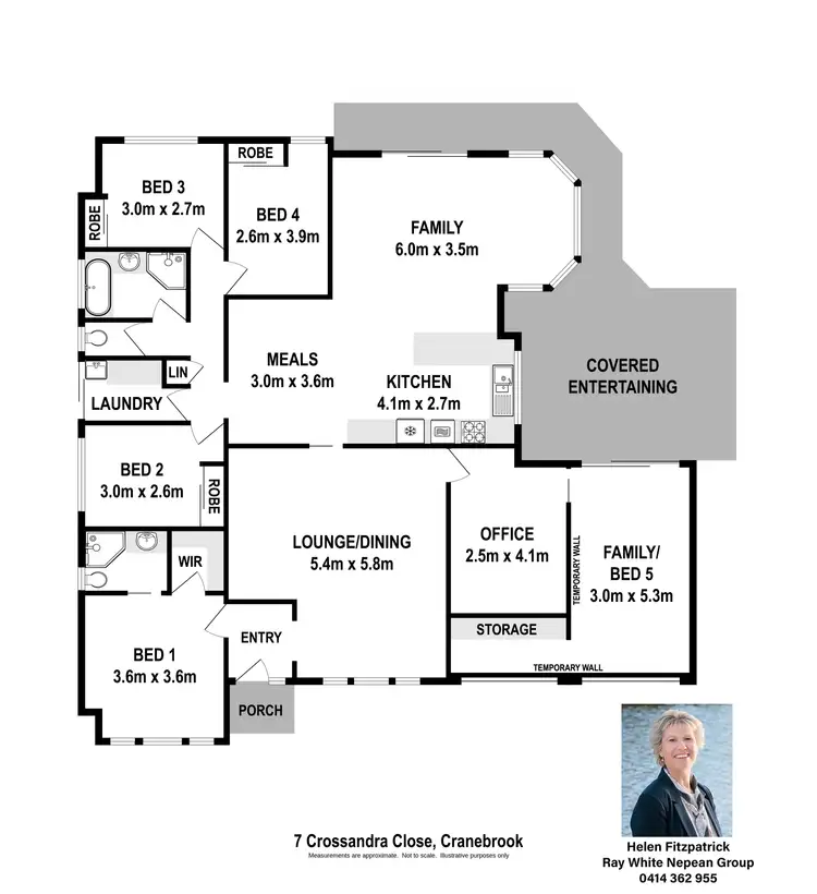 Floorplan of Homely house listing, 7 Crossandra Close, Cranebrook NSW 2749
