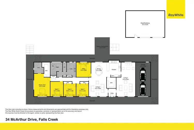 Floorplan of Homely house listing, 34 Mcarthur Drive, Falls Creek NSW 2540