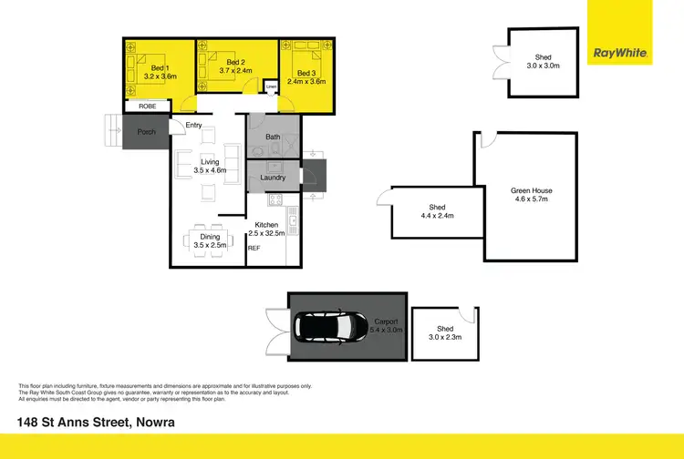 Floorplan of Homely house listing, 148 St Anns Street, Nowra NSW 2541