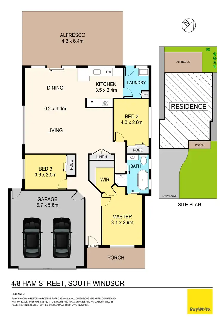 Floorplan of Homely villa listing, 4/8 Ham Street, South Windsor NSW 2756