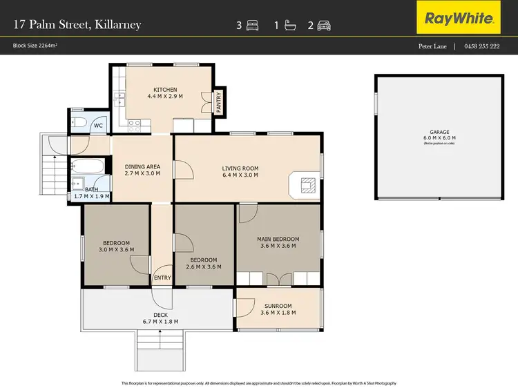 Floorplan of Homely house listing, 17 Palm Street, Killarney QLD 4373
