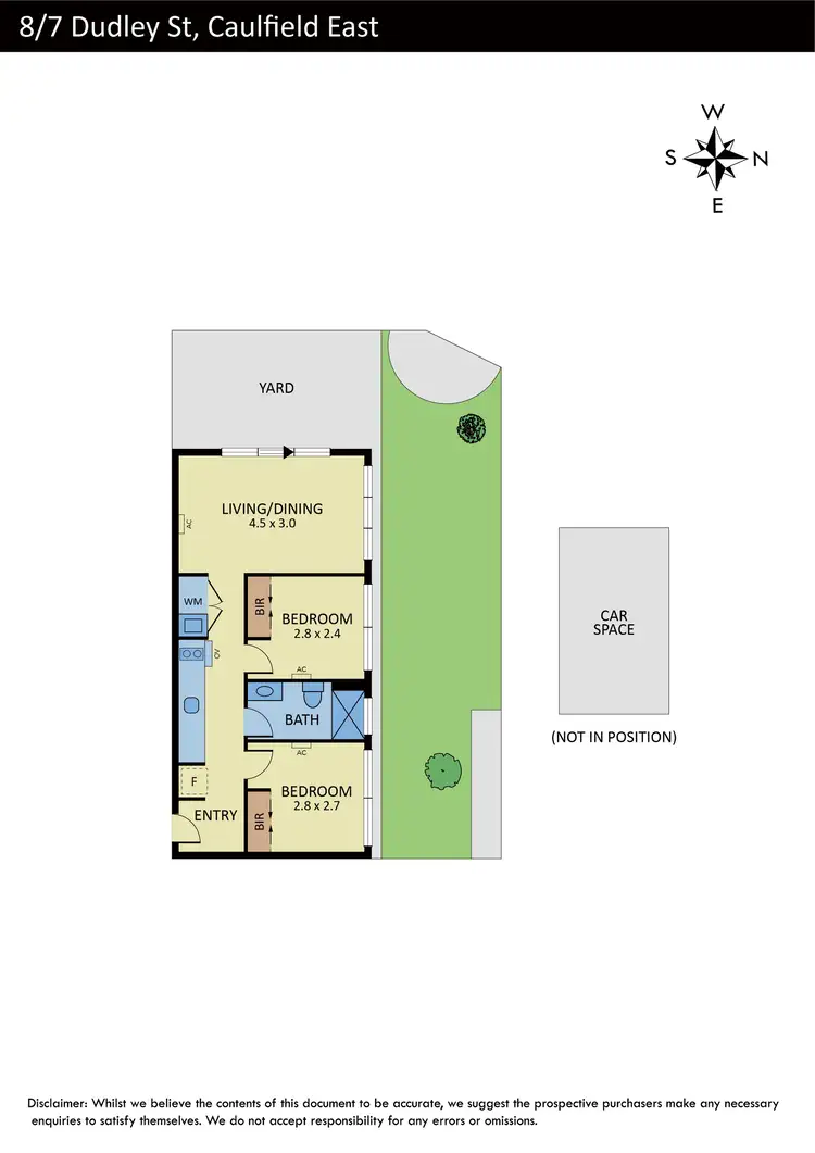 Floorplan of Homely apartment listing, 8/7 Dudley Street, Caulfield East VIC 3145