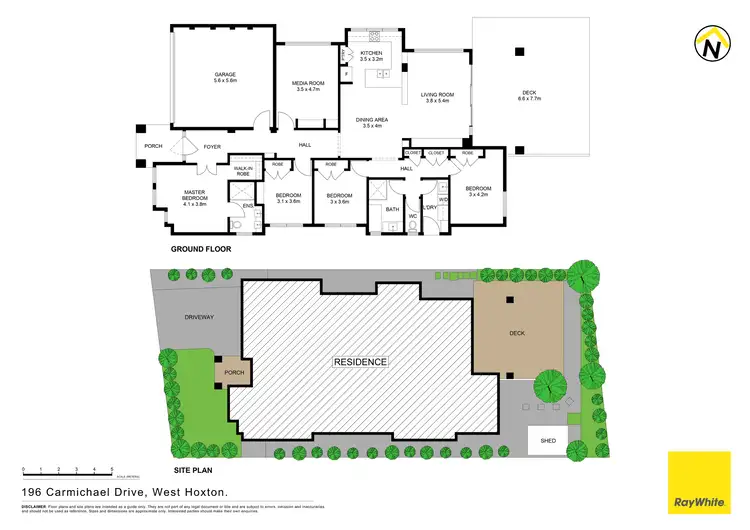 Floorplan of Homely house listing, 196 Carmichael Drive, West Hoxton NSW 2171
