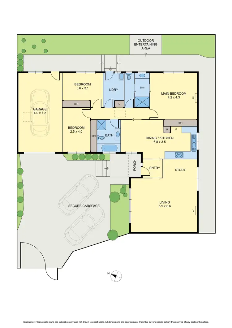 Floorplan of Homely unit listing, 2/588 Pascoe Vale Road, Pascoe Vale VIC 3044