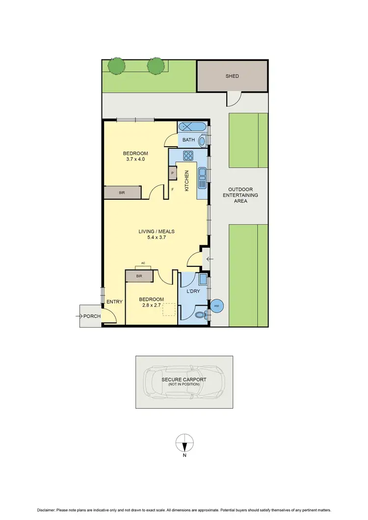 Floorplan of Homely unit listing, 3/27 Broadmeadows Road, Tullamarine VIC 3043