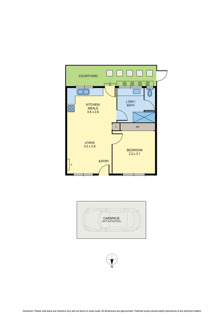 Floorplan of Homely apartment listing, 3/5 Govan Court, Footscray VIC 3011