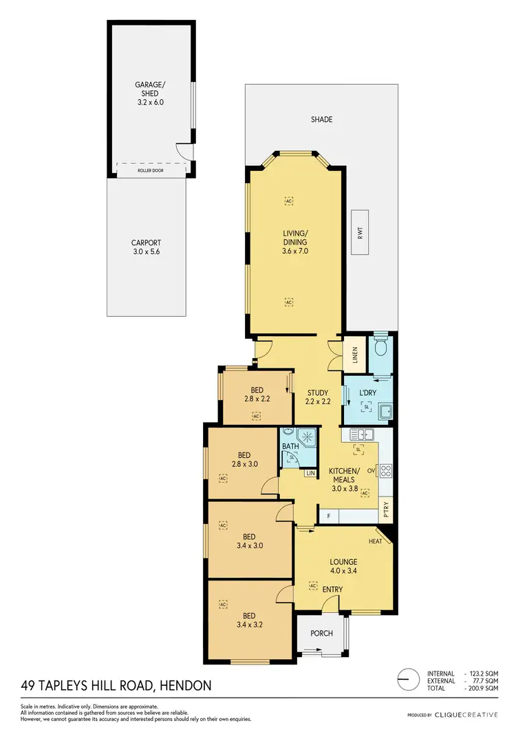 Floorplan of Homely house listing, 49 Tapleys Hill Road, Hendon SA 5014