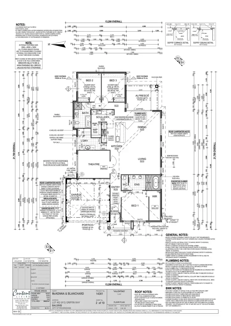Floorplan of Homely house listing, 13 Griffin Way, Baldivis WA 6171