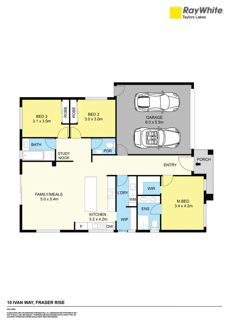 Floorplan of Homely other listing, 10 Ivan Way, Fraser Rise VIC 3336