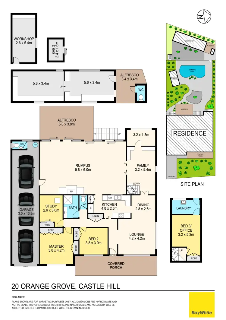 Floorplan of Homely house listing, 20 Orange Grove, Castle Hill NSW 2154