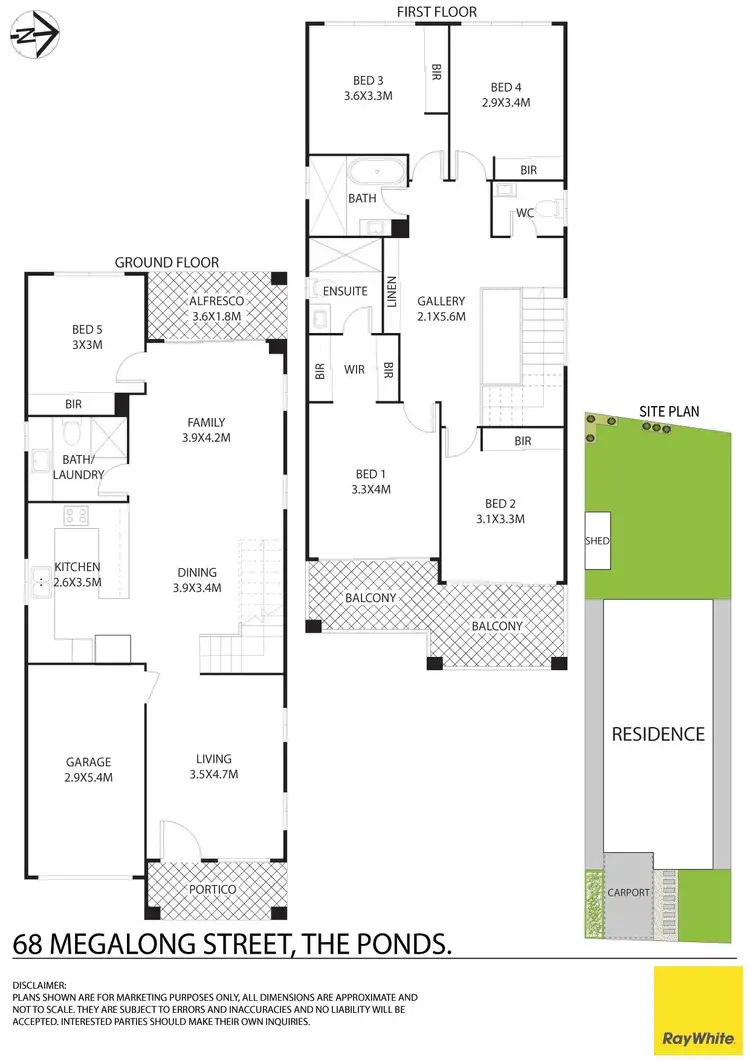 Floorplan of Homely house listing, 68 Megalong Street, The Ponds NSW 2769