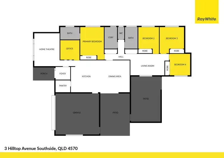 Floorplan of Homely house listing, 3 Hilltop Avenue, Southside QLD 4570