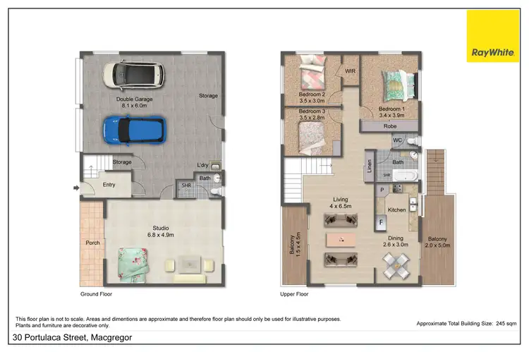 Floorplan of Homely house listing, 30 Portulaca Street, Macgregor QLD 4109