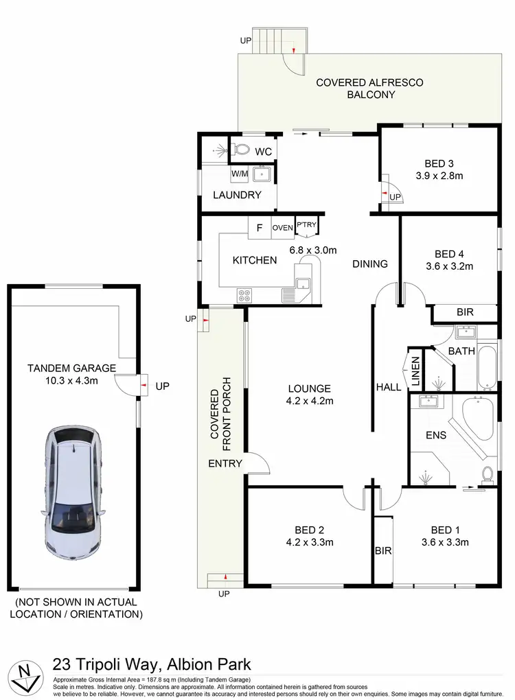 Floorplan of Homely house listing, 23 Tripoli Way, Albion Park NSW 2527