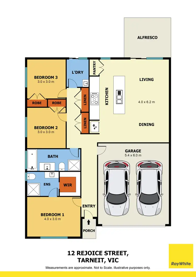 Floorplan of Homely house listing, 12 REJOICE Street, Tarneit VIC 3029