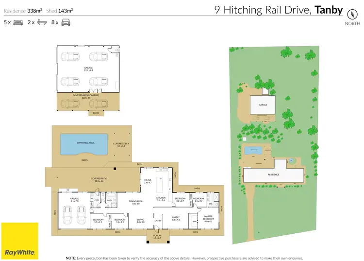 Floorplan of Homely house listing, 9 Hitching Rail Drive, Tanby QLD 4703