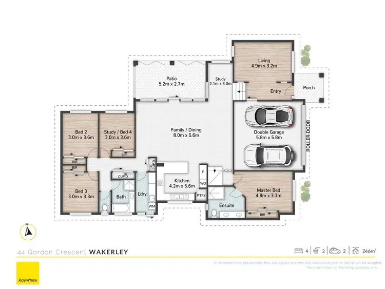 Floorplan of Homely house listing, 44 Gordon Crescent, Wakerley QLD 4154