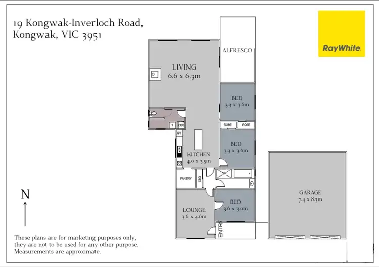 Floorplan of Homely house listing, 19 Kongwak-Inverloch Road, Kongwak VIC 3951