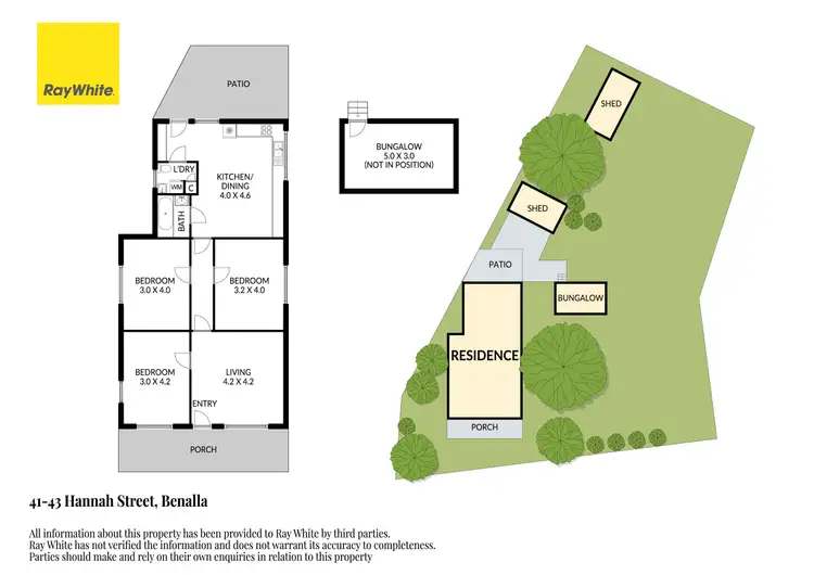 Floorplan of Homely house listing, 41-43 Hannah Street, Benalla VIC 3672