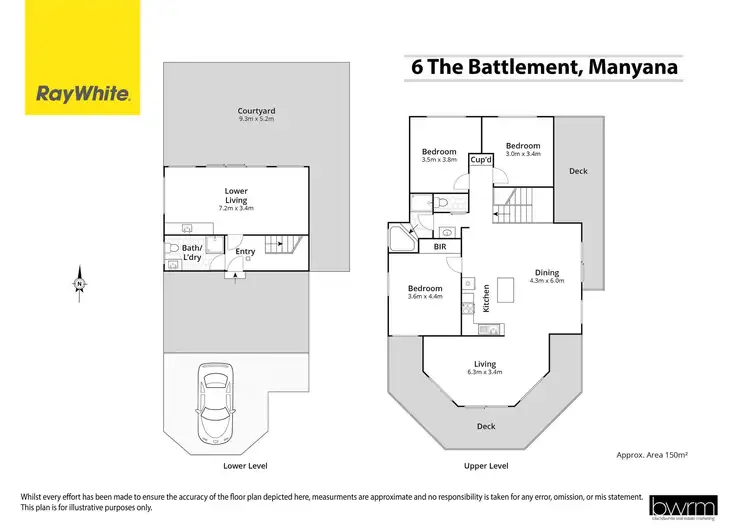 Floorplan of Homely house listing, 6 The Battlement, Manyana NSW 2539