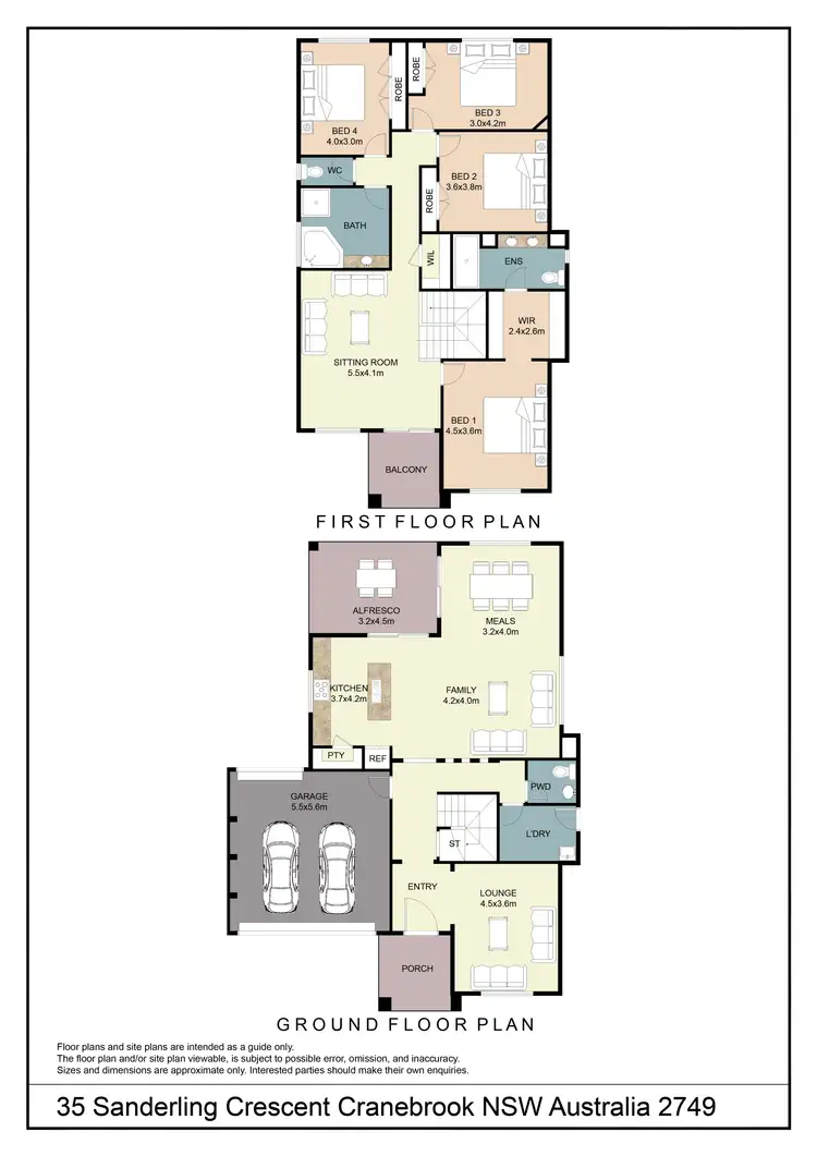 Floorplan of Homely house listing, 35 Sanderling Crescent, Cranebrook NSW 2749