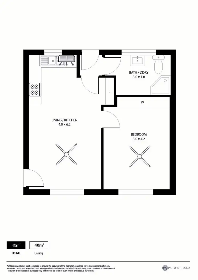 Floorplan of Homely unit listing, 2/15 Warwick Avenue, Kurralta Park SA 5037