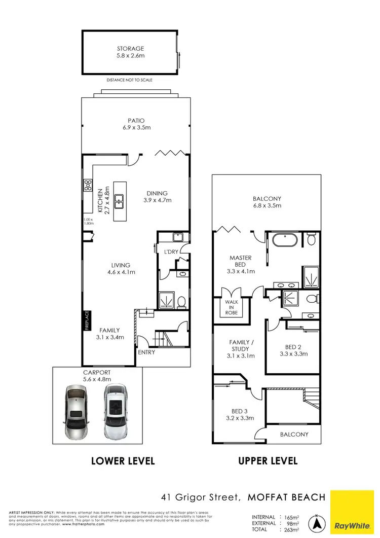 Floorplan of Homely house listing, 41 Grigor Street, Moffat Beach QLD 4551