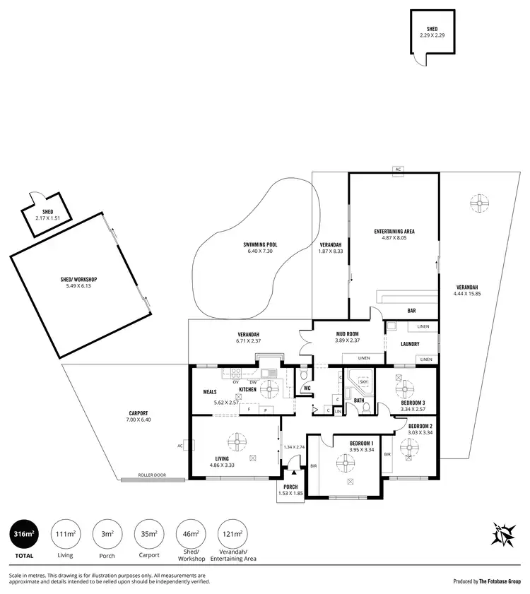 Floorplan of Homely house listing, 32 Brentwood Road, Flinders Park SA 5025