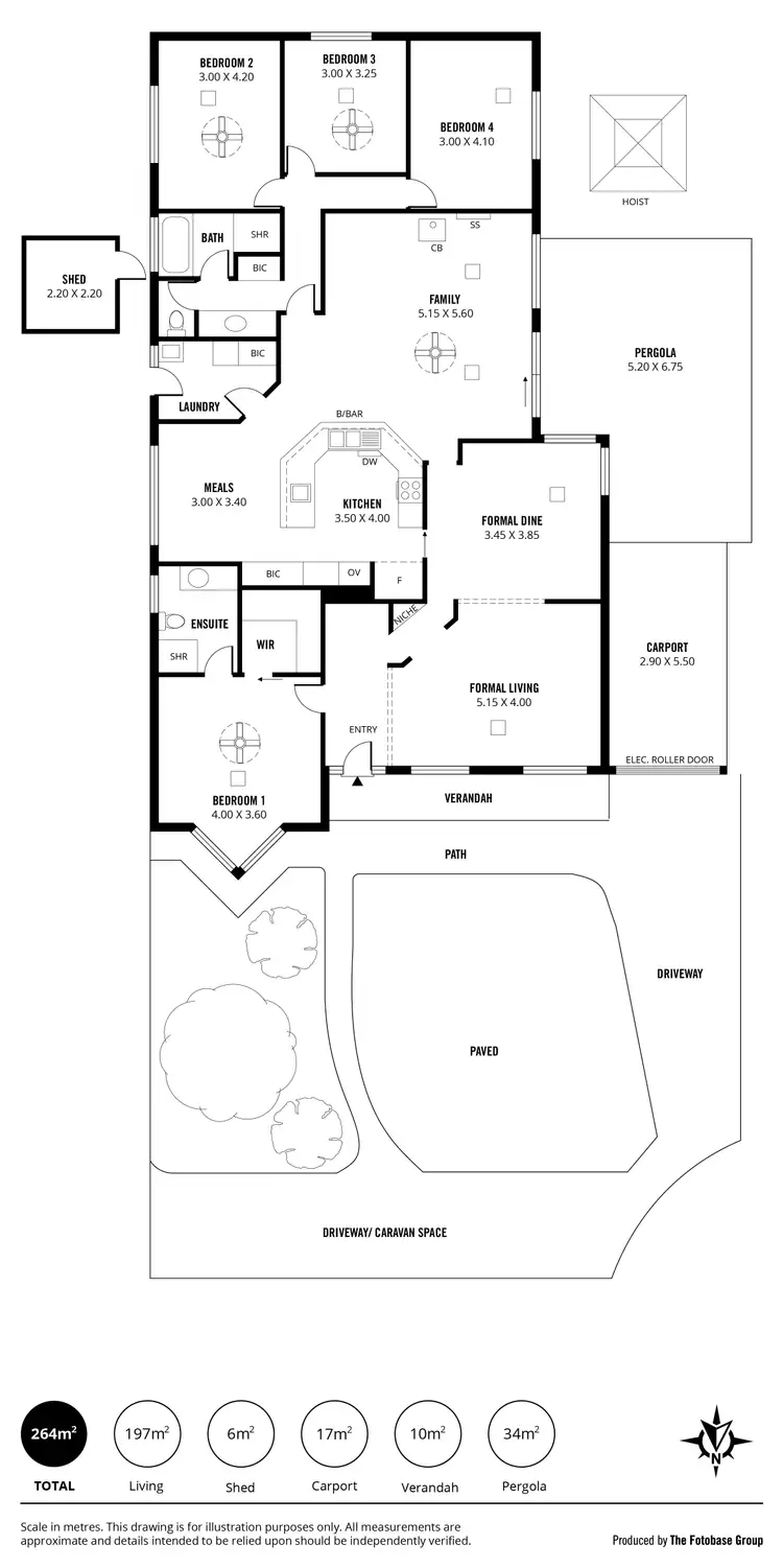 Floorplan of Homely house listing, 6 Fred Hollows Court, Pennington SA 5013