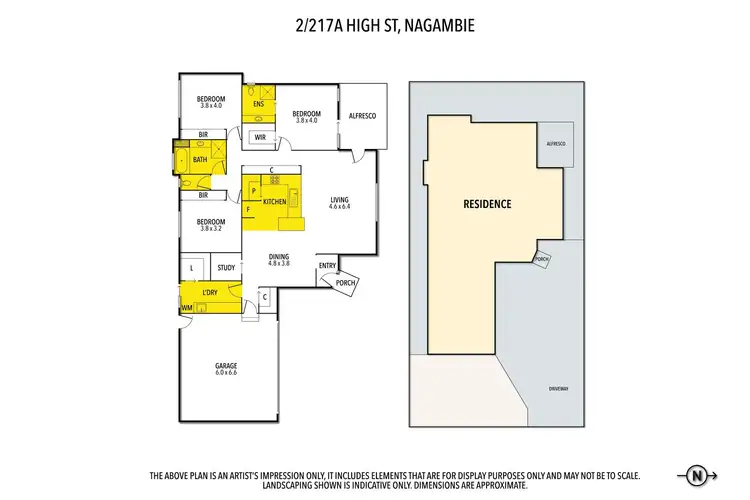 Floorplan of Homely house listing, 2/217A High Street, Nagambie VIC 3608