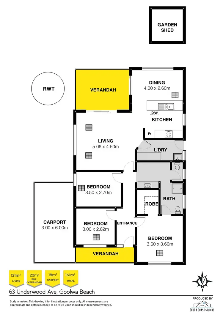 Floorplan of Homely house listing, 63 Underwood Avenue, Goolwa Beach SA 5214