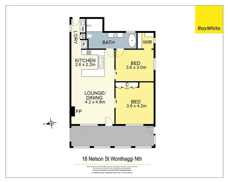Floorplan of Homely house listing, 18 Nelson Street, North Wonthaggi VIC 3995
