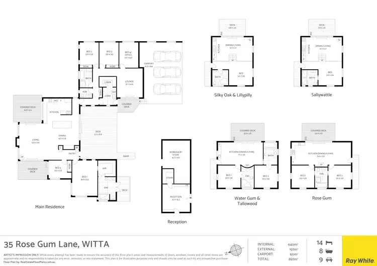 Floorplan of Homely rural property listing, 35 Rose Gum Lane, Witta QLD 4552