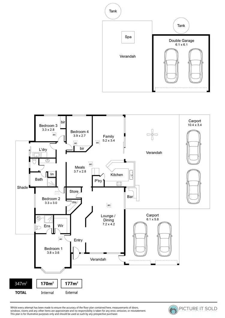 Floorplan of Homely house listing, 12 Ensign Court, Andrews Farm SA 5114