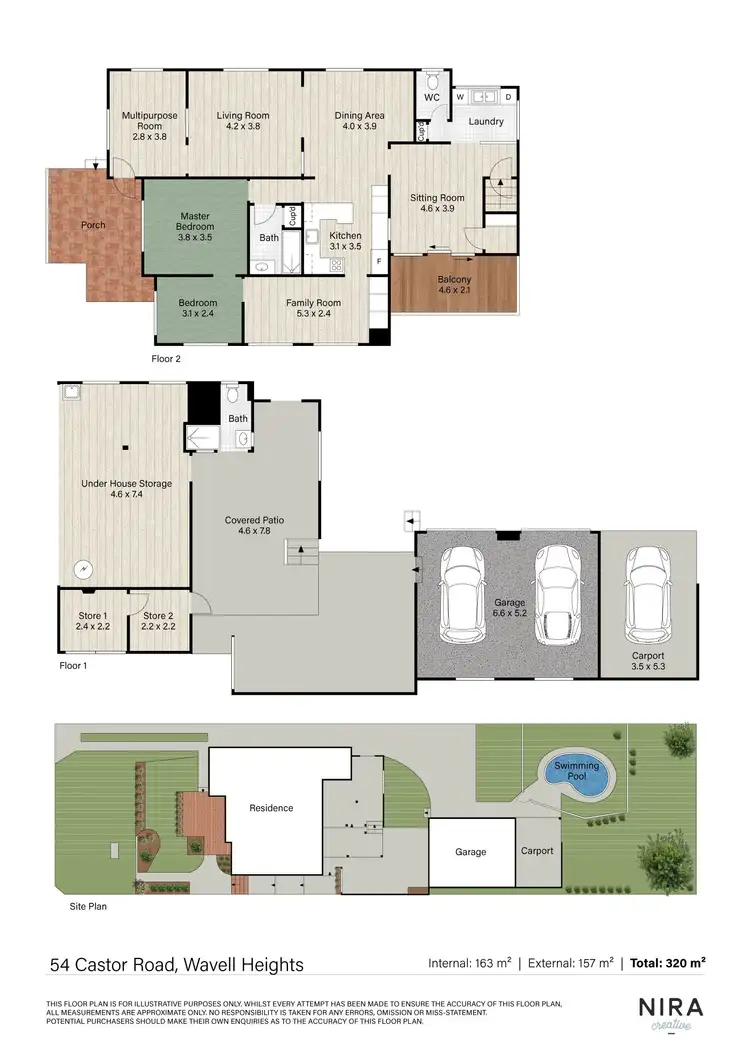 Floorplan of Homely house listing, 54 Castor Road, Wavell Heights QLD 4012