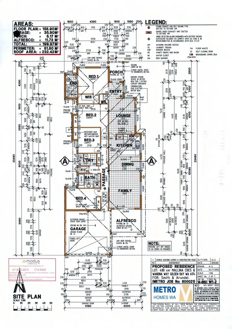 Floorplan of Homely house listing, 38 Mallina Crescent, Golden Bay WA 6174